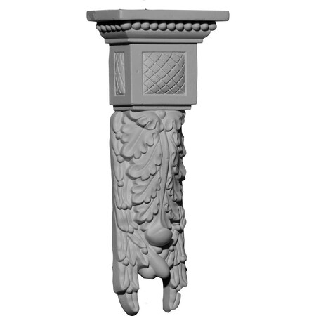 Ekena Millwork 4"W x 2 1/8"D x 9 5/8"H Hampshire Medium Drop Corbel COR04X02X09HA